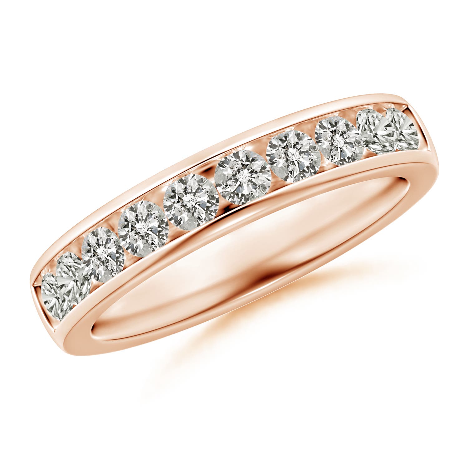 K, I3 / 0.74 CT / 14 KT Rose Gold