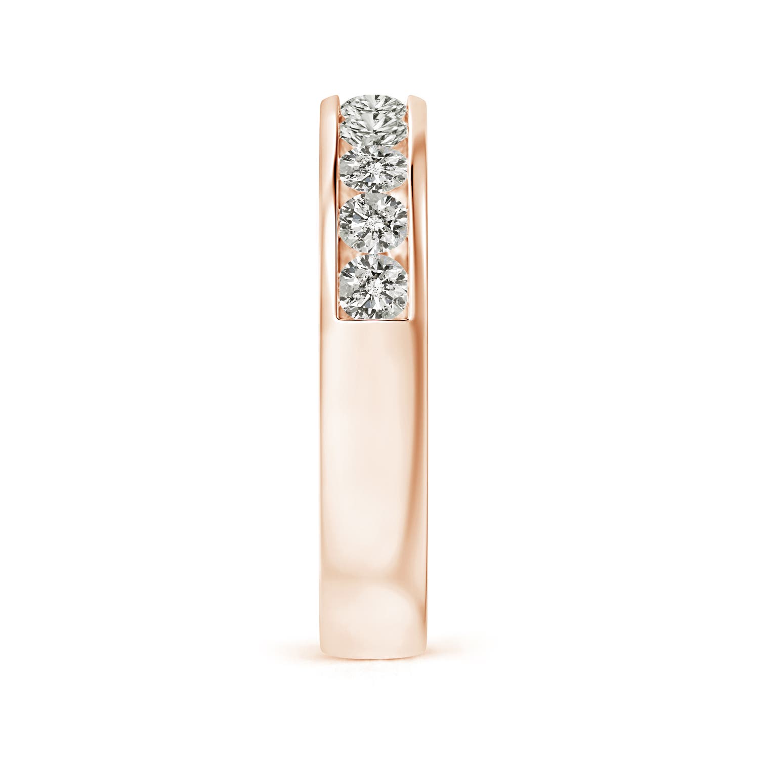 K, I3 / 0.74 CT / 14 KT Rose Gold