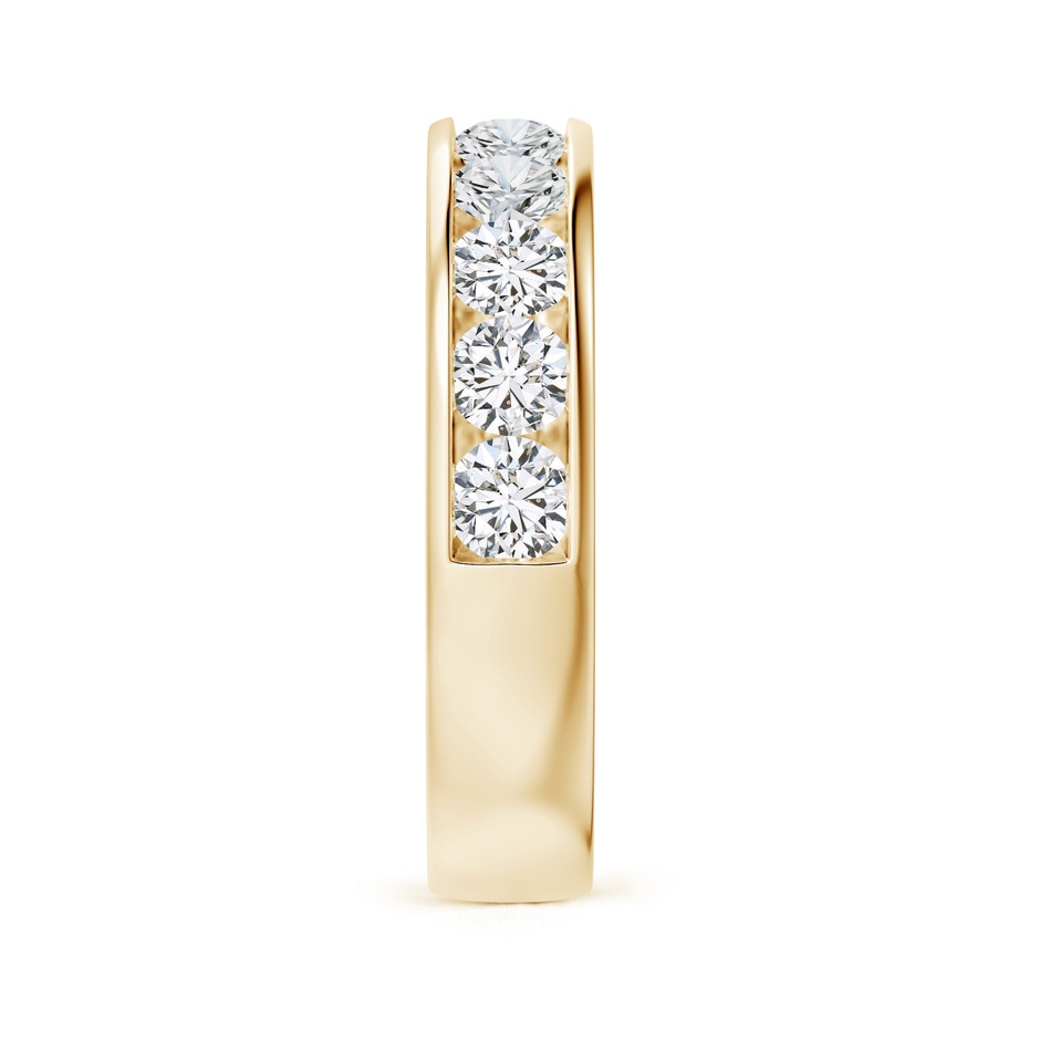 3.4mm HSI2 Channel-Set Half Eternity Diamond Wedding Ring for Women in Yellow Gold side 299