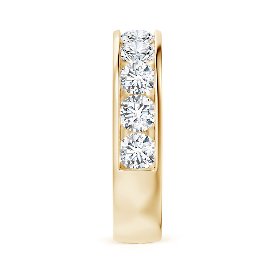 3.8mm GVS2 Channel-Set Half Eternity Diamond Wedding Ring for Women in Yellow Gold side 299