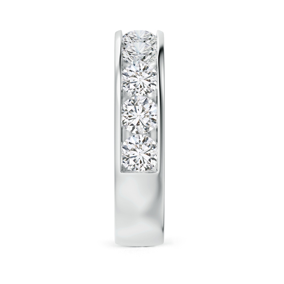3.8mm HSI2 Channel-Set Half Eternity Diamond Wedding Ring for Women in White Gold side 299