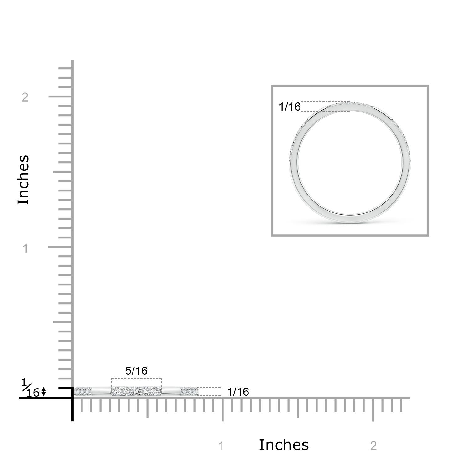 H, SI2 / 0.15 CT / 14 KT White Gold