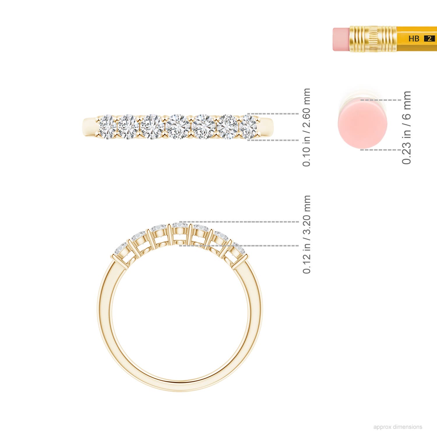 H, SI2 / 0.52 CT / 14 KT Yellow Gold