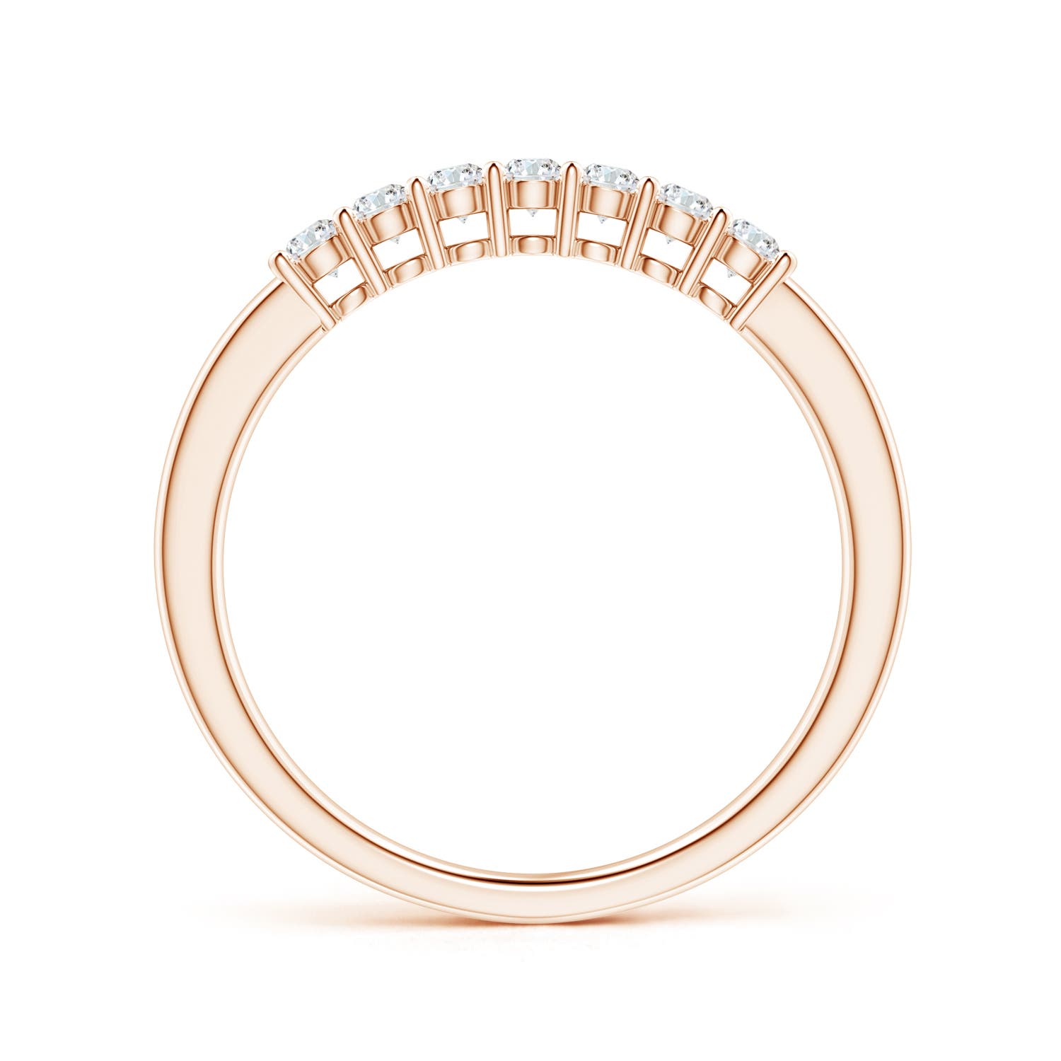 G, VS2 / 0.25 CT / 14 KT Rose Gold