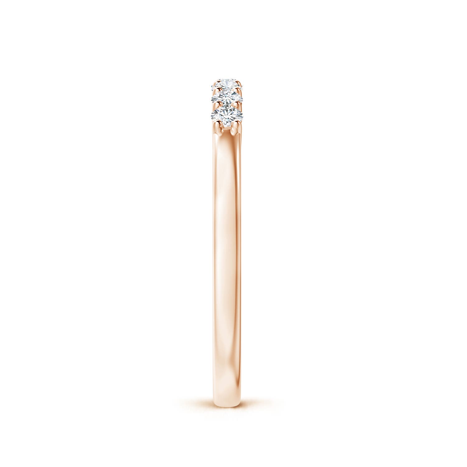 G, VS2 / 0.25 CT / 14 KT Rose Gold