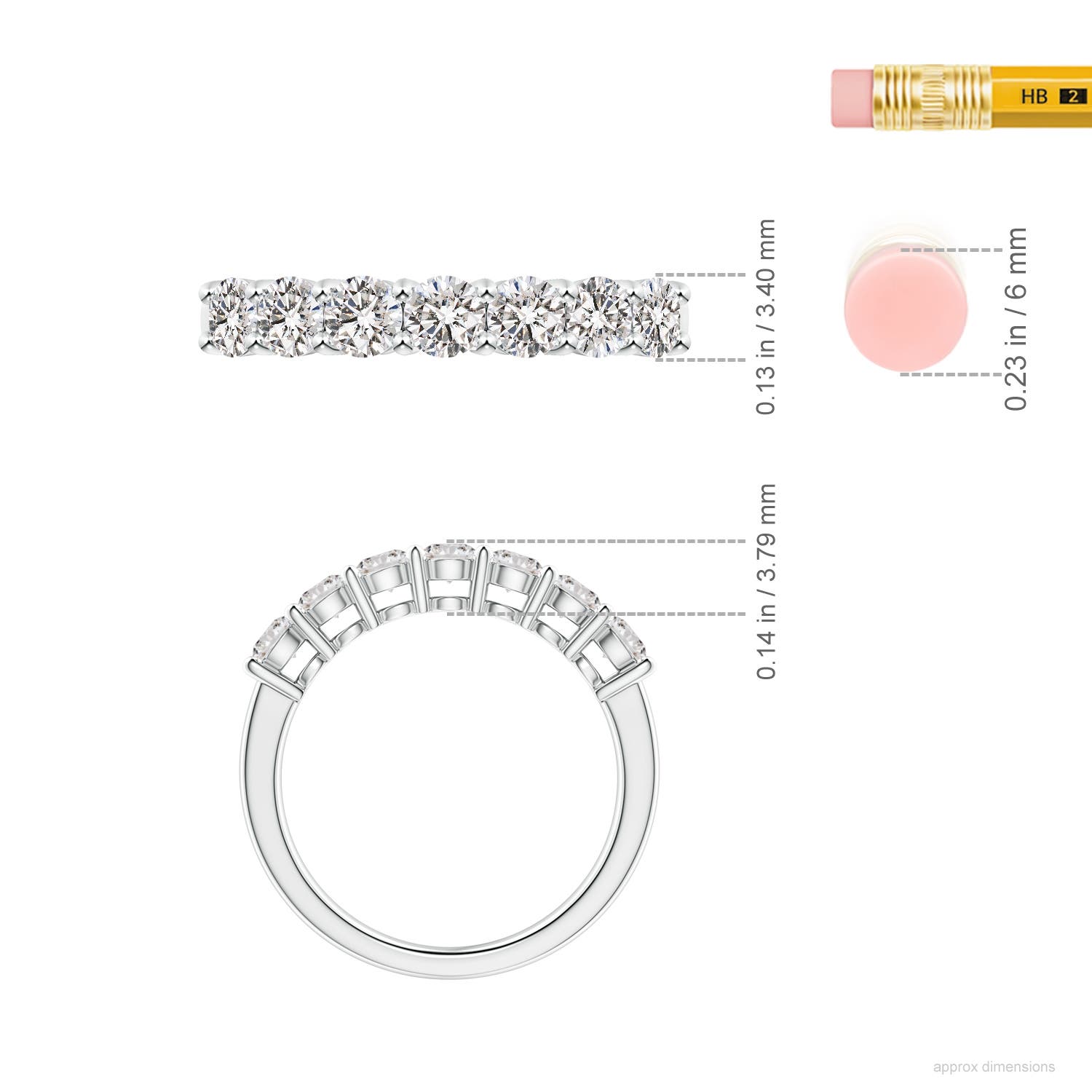 I-J, I1-I2 / 1.02 CT / 14 KT White Gold