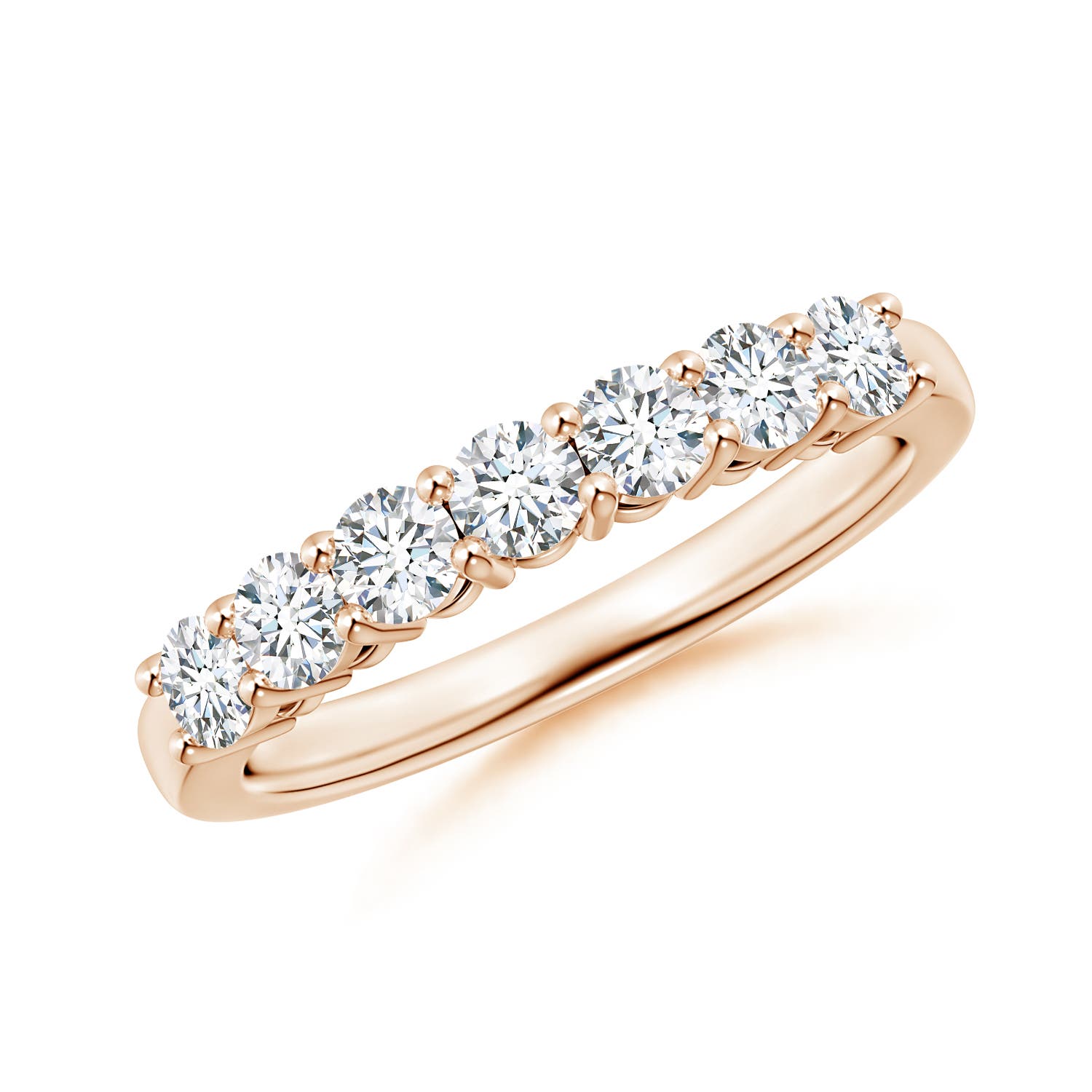 G, VS2 / 0.74 CT / 14 KT Rose Gold