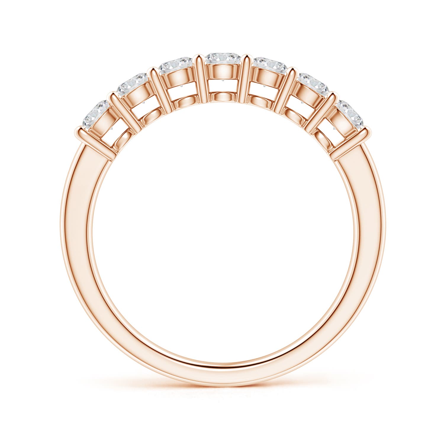 H, SI2 / 0.74 CT / 14 KT Rose Gold