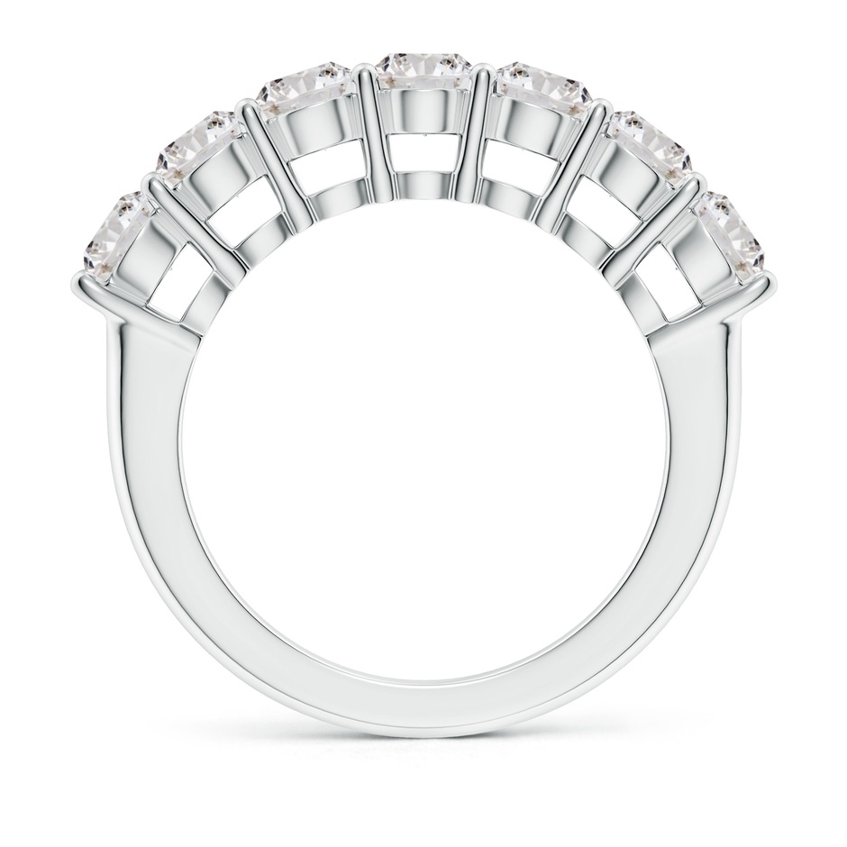 4.2mm IJI1I2 Half Eternity Seven Stone Diamond Wedding Band in White Gold side 199