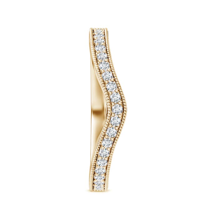 F-G, VS / 0.25 CT / 14 KT Yellow Gold