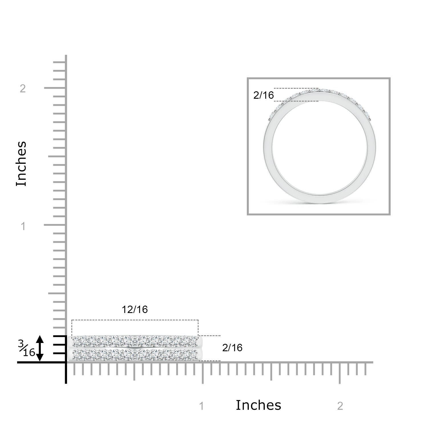 F-G, VS / 0.78 CT / 14 KT White Gold