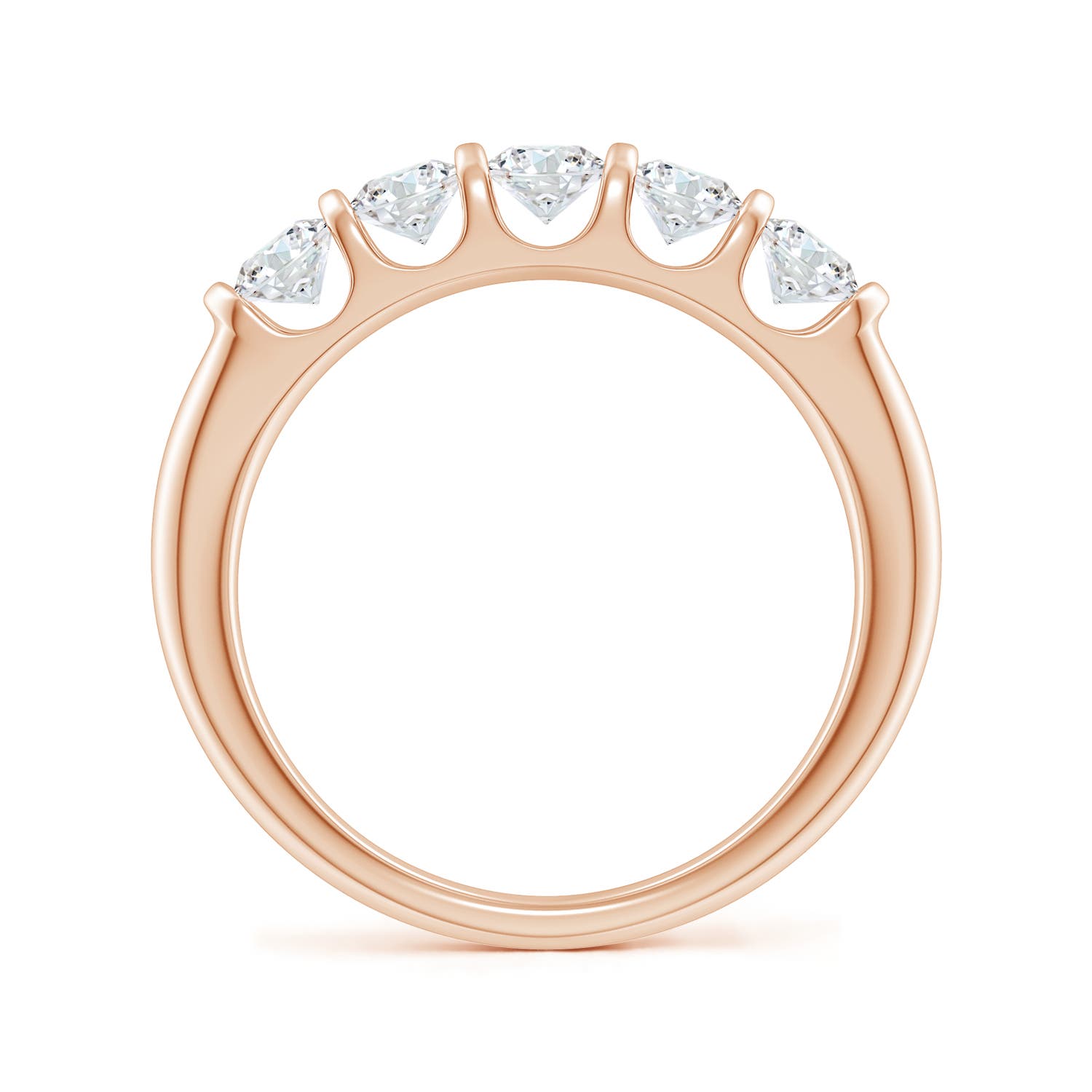 G, VS2 / 0.73 CT / 14 KT Rose Gold