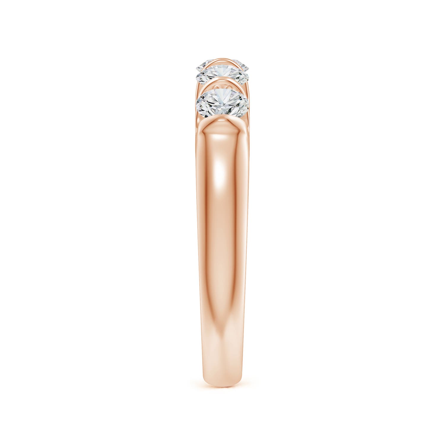 H, SI2 / 0.73 CT / 14 KT Rose Gold