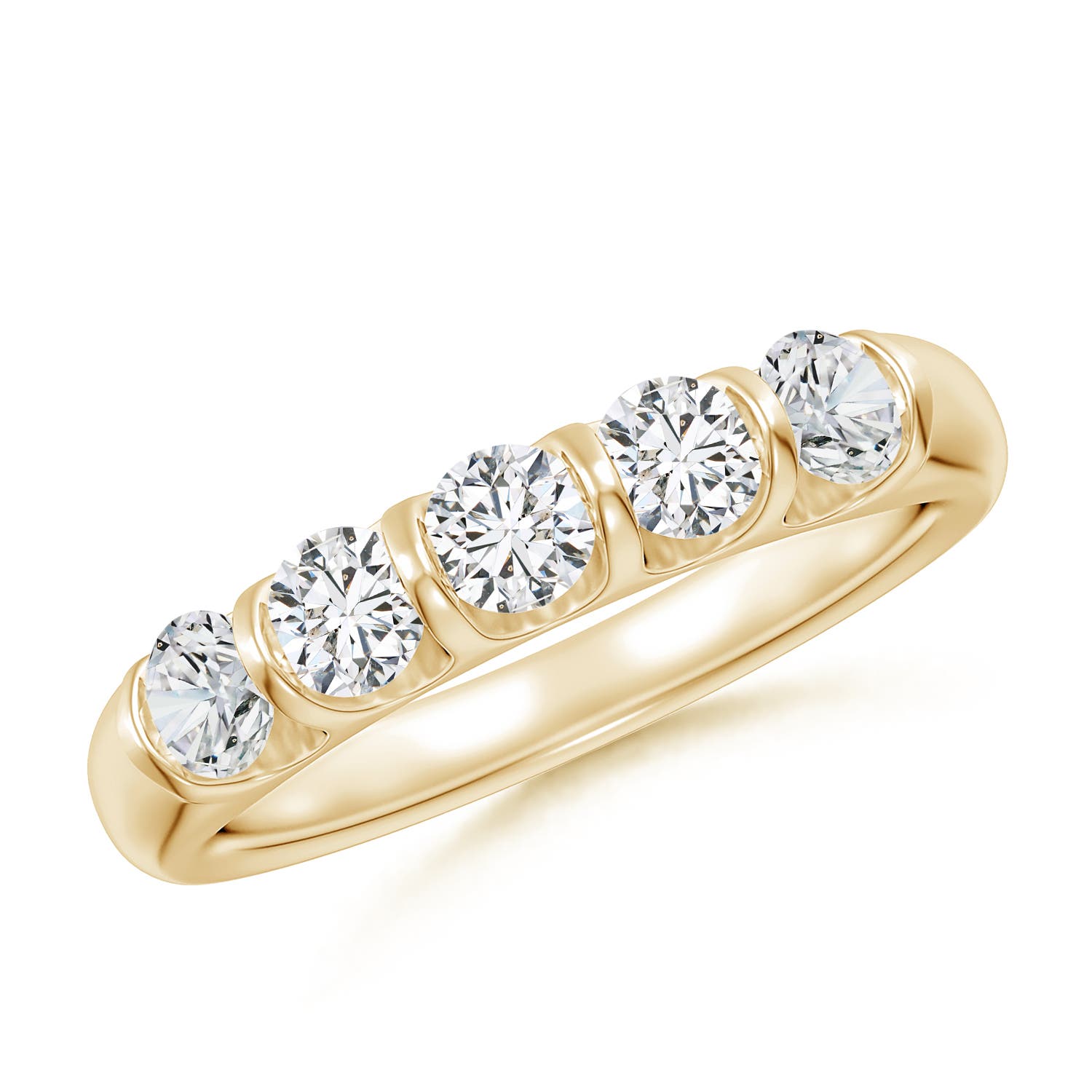 H, SI2 / 0.73 CT / 14 KT Yellow Gold