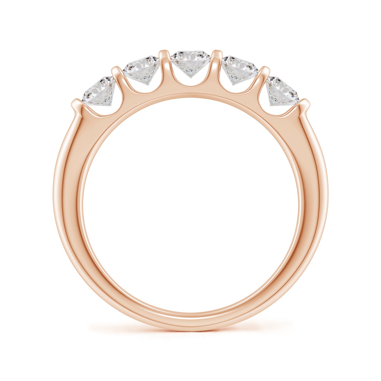 I-J, I1-I2 / 0.73 CT / 14 KT Rose Gold