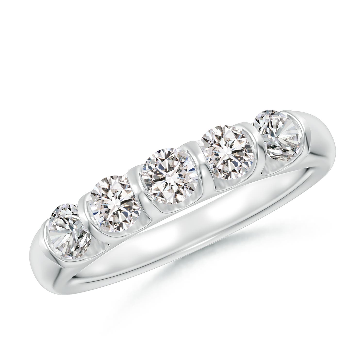 I-J, I1-I2 / 0.73 CT / 14 KT White Gold