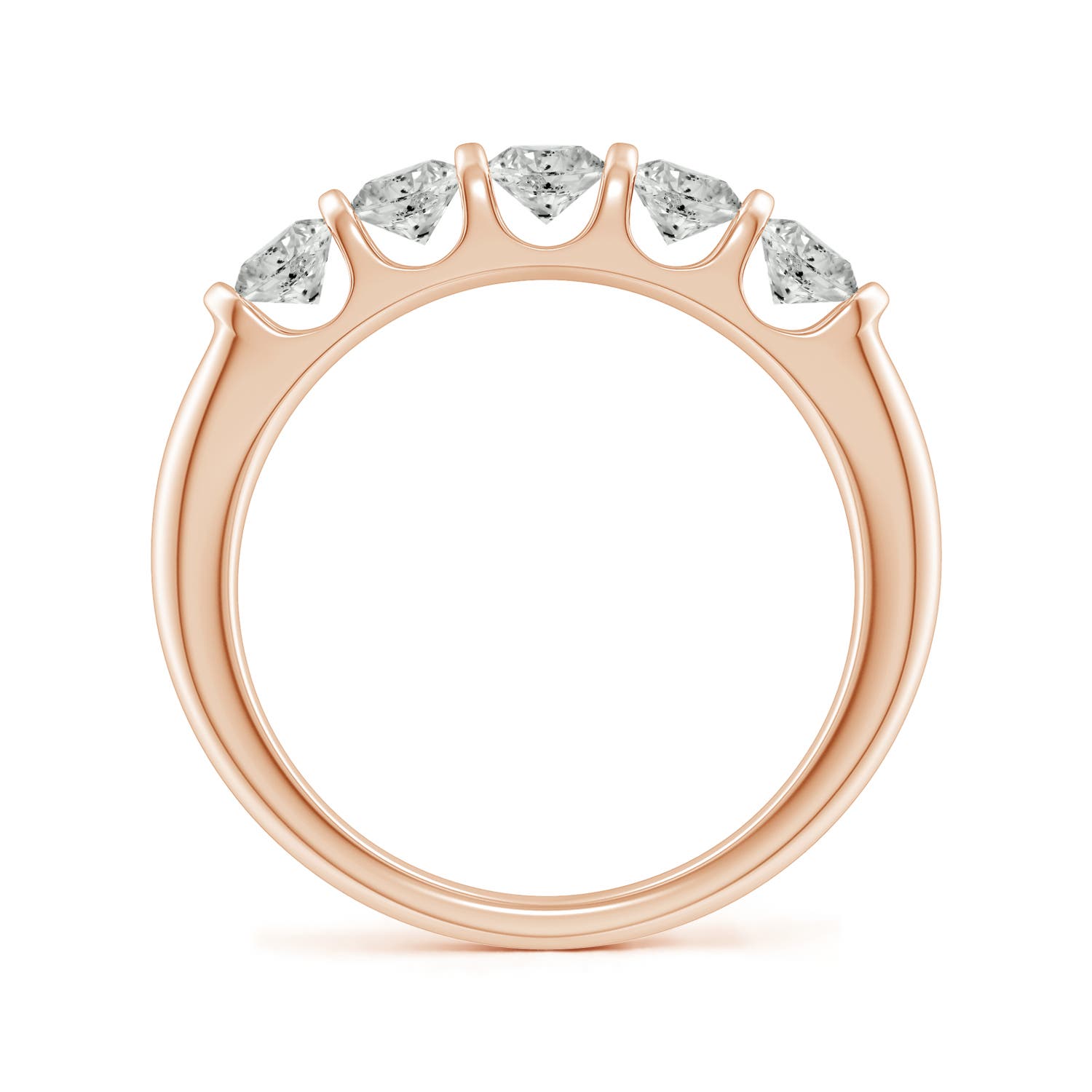 K, I3 / 0.73 CT / 14 KT Rose Gold