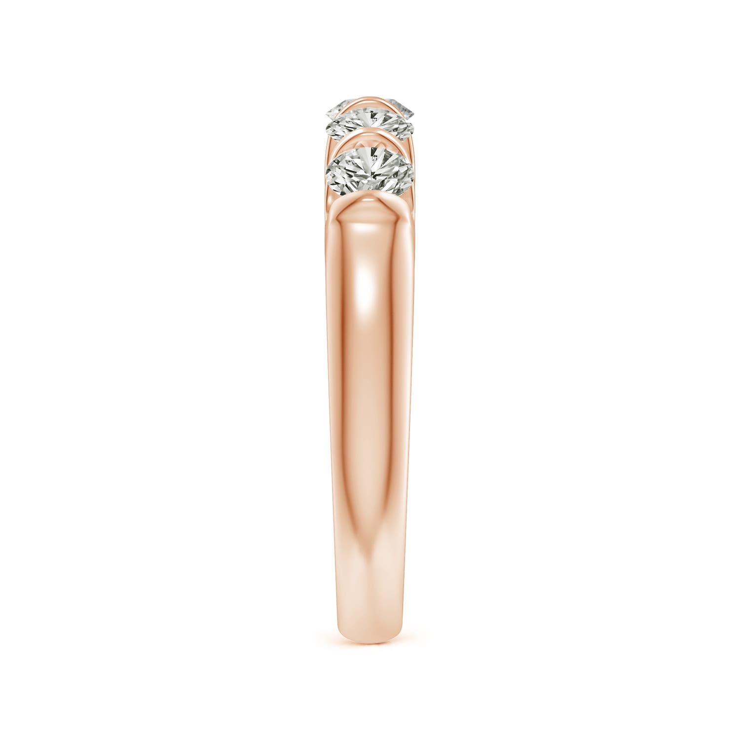 K, I3 / 0.73 CT / 14 KT Rose Gold