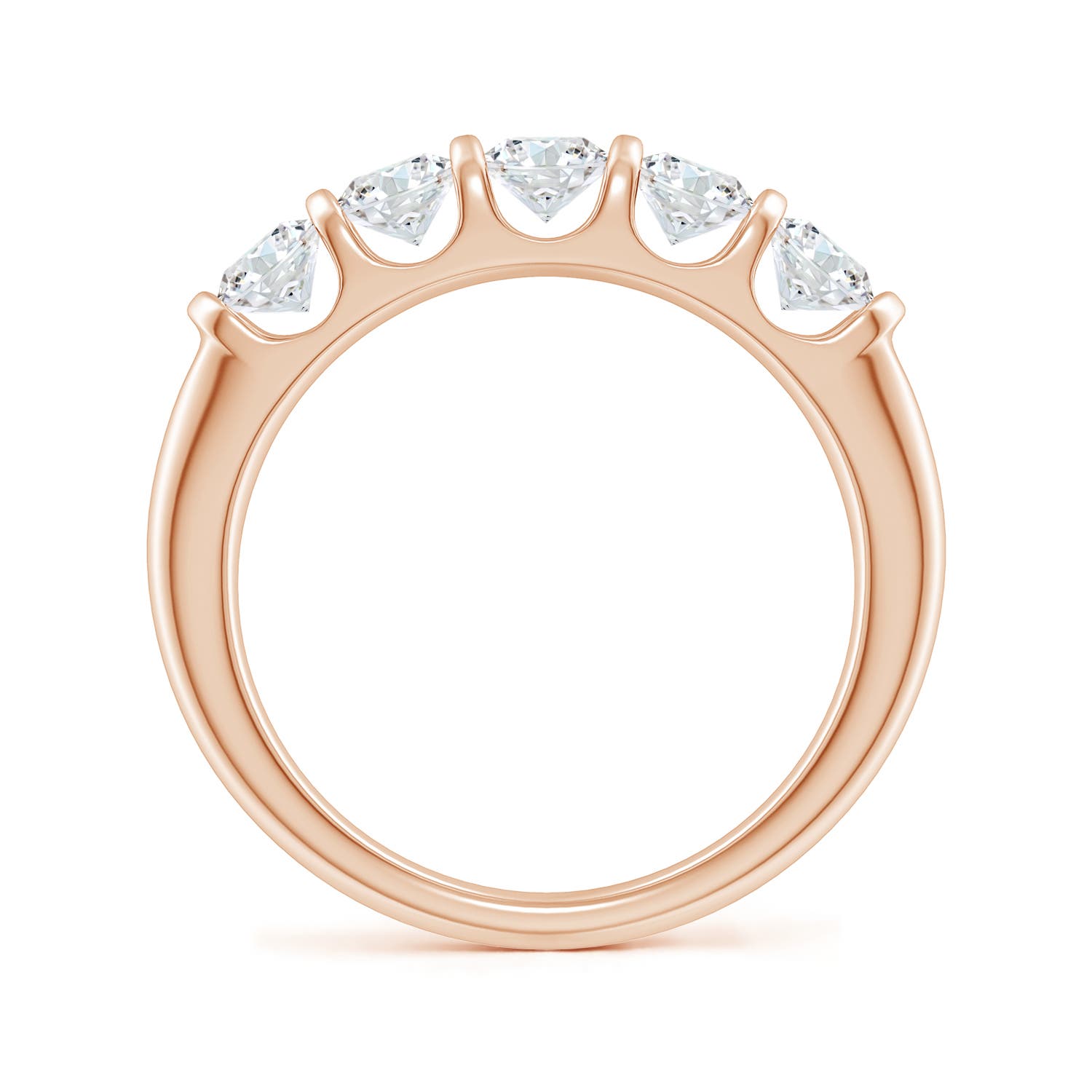 G, VS2 / 1 CT / 14 KT Rose Gold