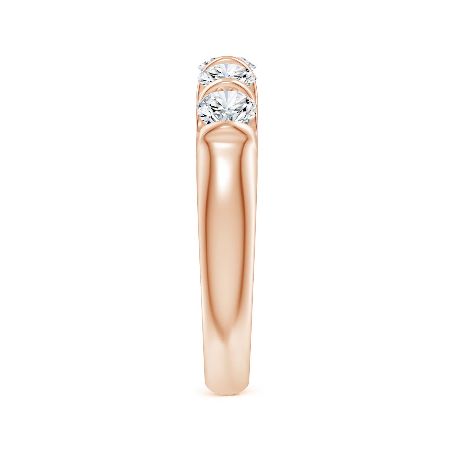 G, VS2 / 1 CT / 14 KT Rose Gold