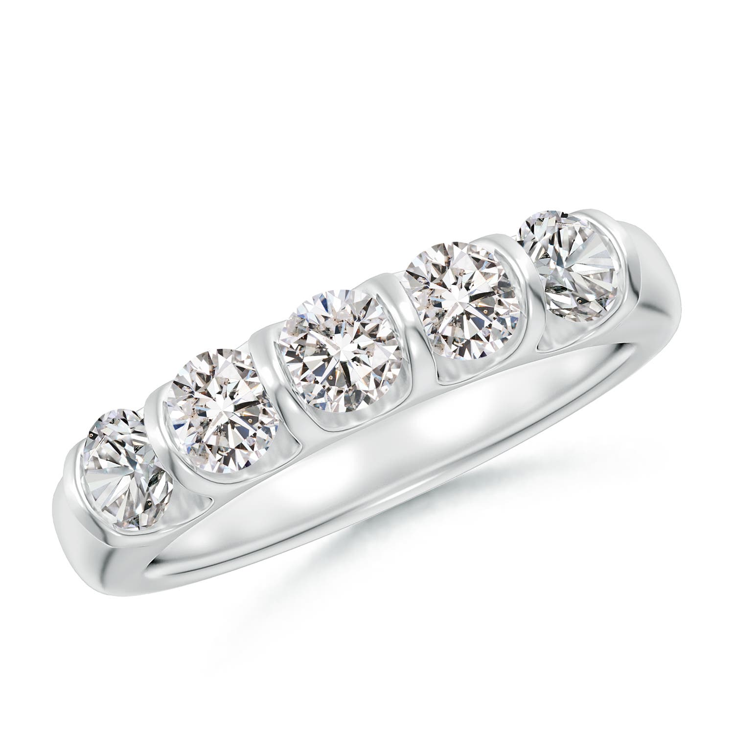 I-J, I1-I2 / 1 CT / 14 KT White Gold