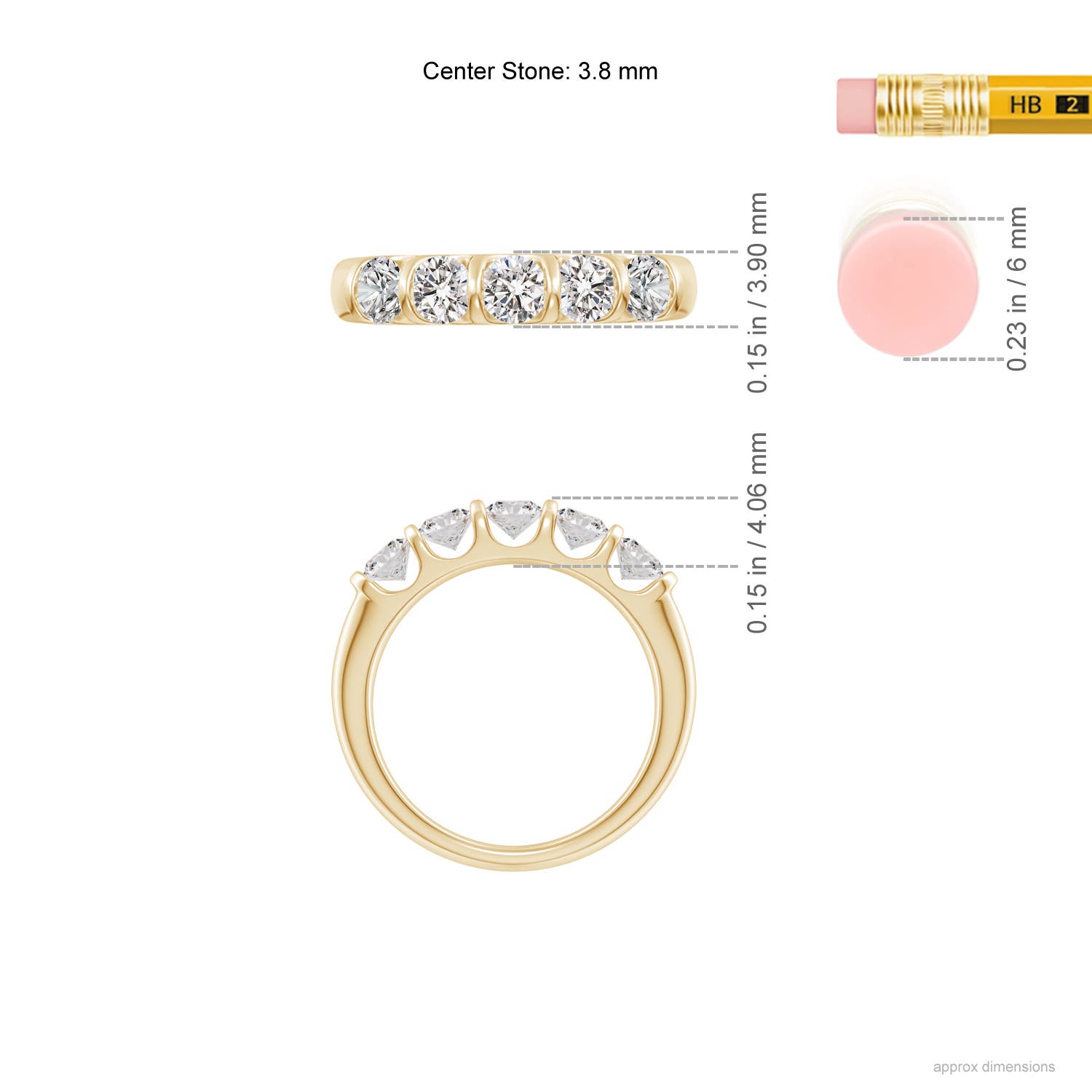 I-J, I1-I2 / 1 CT / 14 KT Yellow Gold