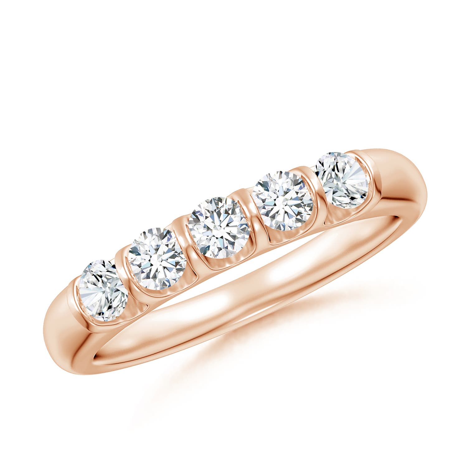 G, VS2 / 0.53 CT / 14 KT Rose Gold