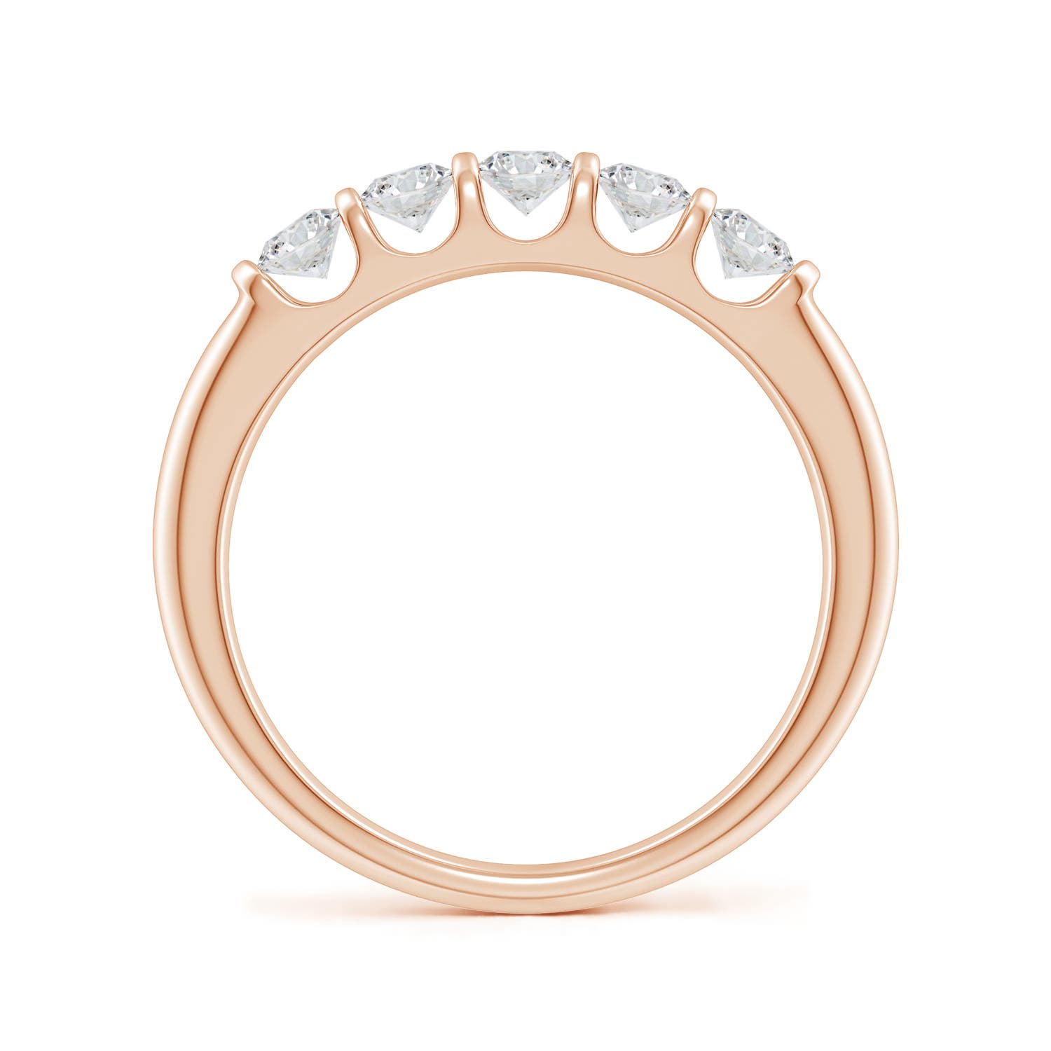 H, SI2 / 0.53 CT / 14 KT Rose Gold