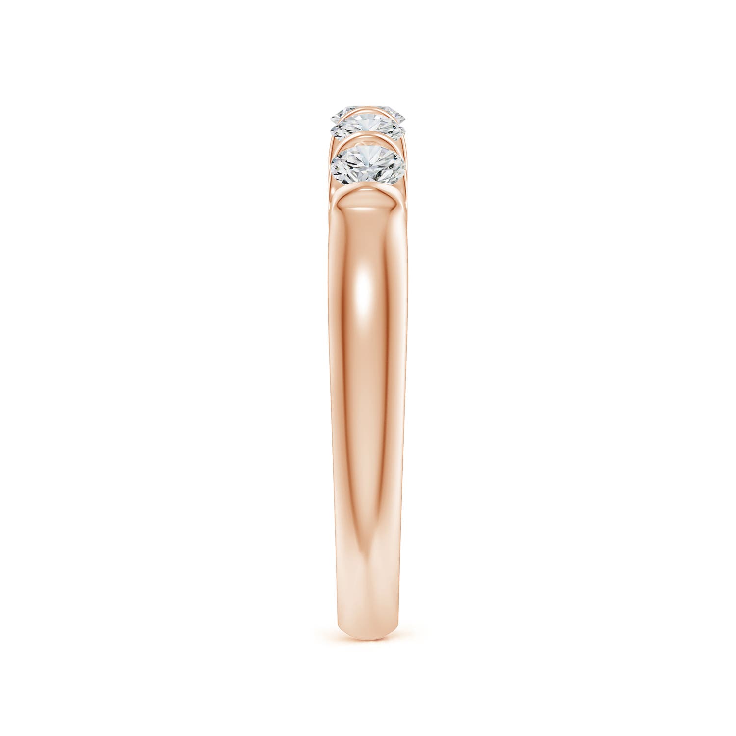 H, SI2 / 0.53 CT / 14 KT Rose Gold