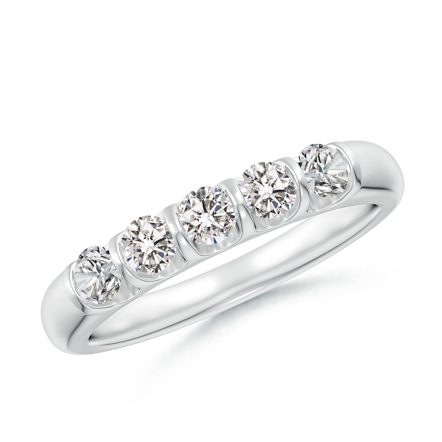 I-J, I1-I2 / 0.53 CT / 14 KT White Gold