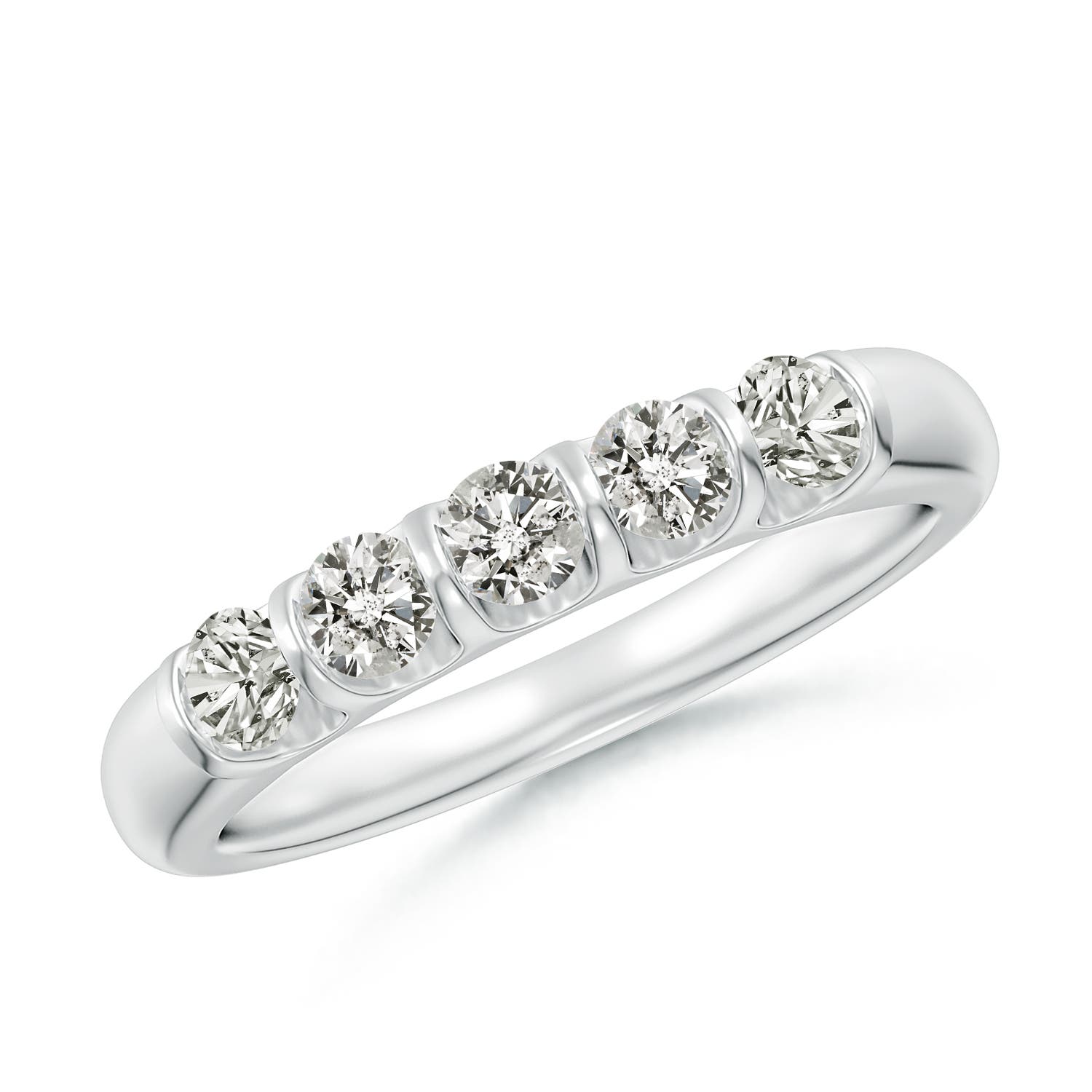 K, I3 / 0.53 CT / 14 KT White Gold