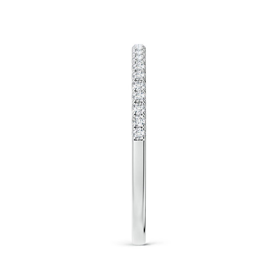 1.2mm GHVS Classic Diamond Half Eternity Wedding Band in P950 Platinum side-2
