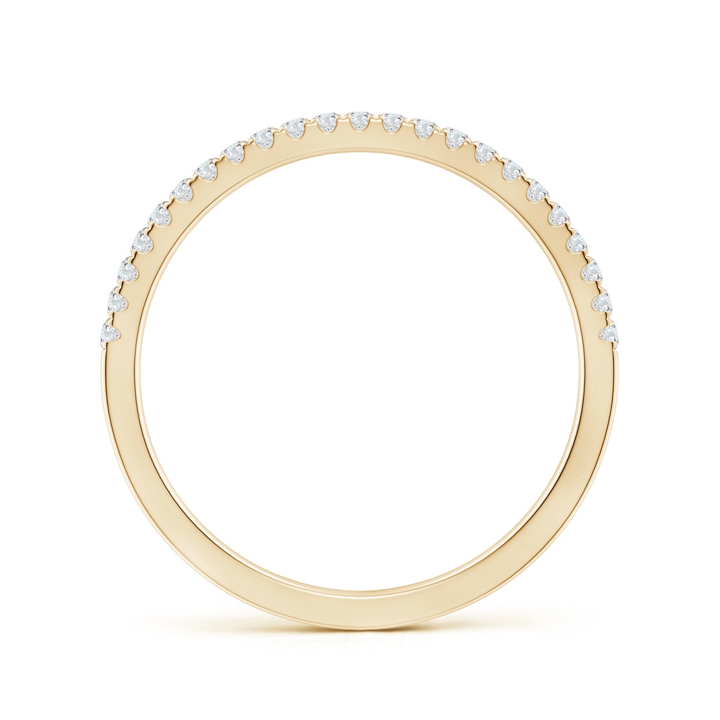 1.2mm GHVS Classic Diamond Half Eternity Wedding Band in Yellow Gold - side_1