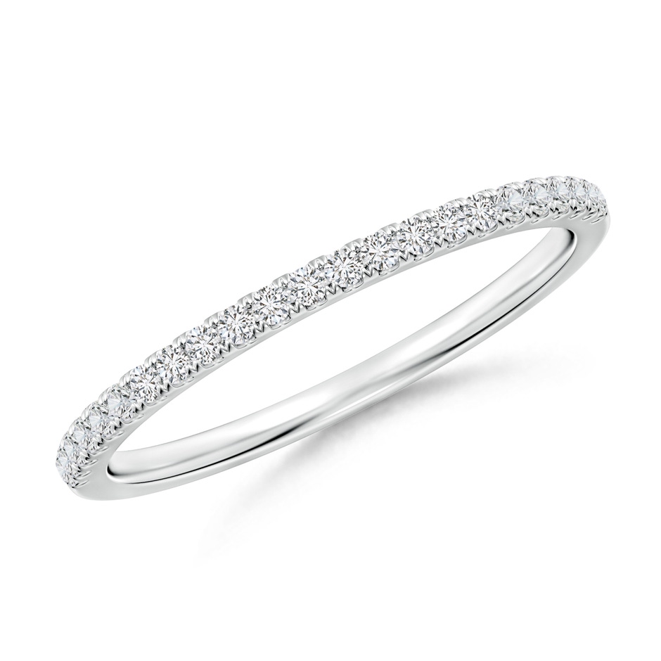 1.2mm HSI2 Classic Diamond Half Eternity Wedding Band in P950 Platinum 
