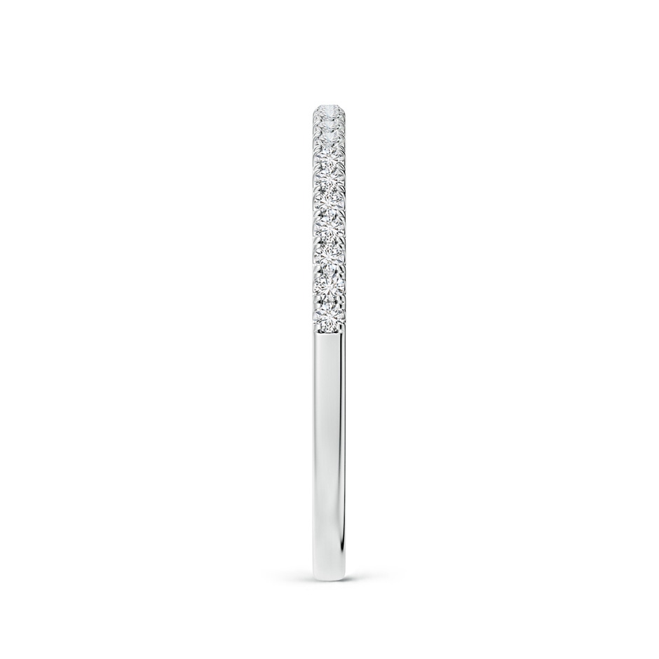 1.2mm HSI2 Classic Diamond Half Eternity Wedding Band in P950 Platinum side-2
