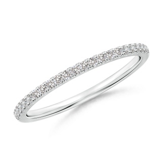 1.2mm II1 Classic Diamond Half Eternity Wedding Band in P950 Platinum
