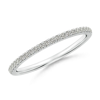 1.2mm JI2 Classic Diamond Half Eternity Wedding Band in P950 Platinum