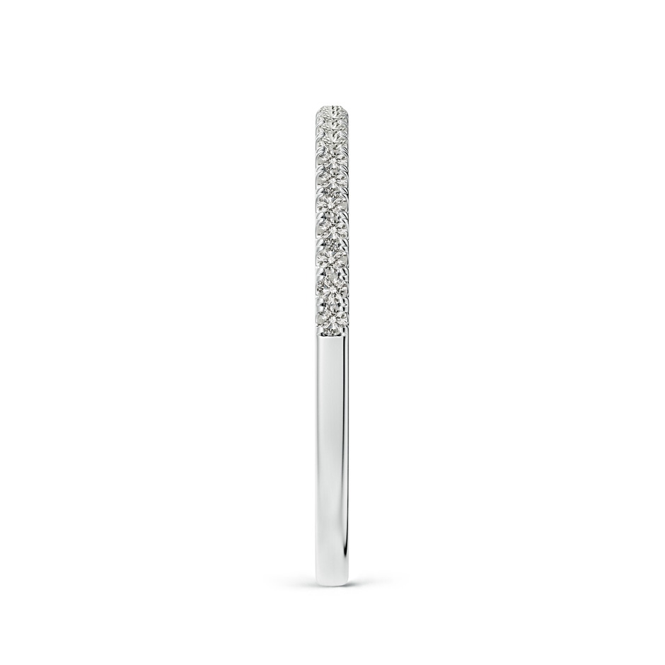 1.2mm JI2 Classic Diamond Half Eternity Wedding Band in White Gold side-2