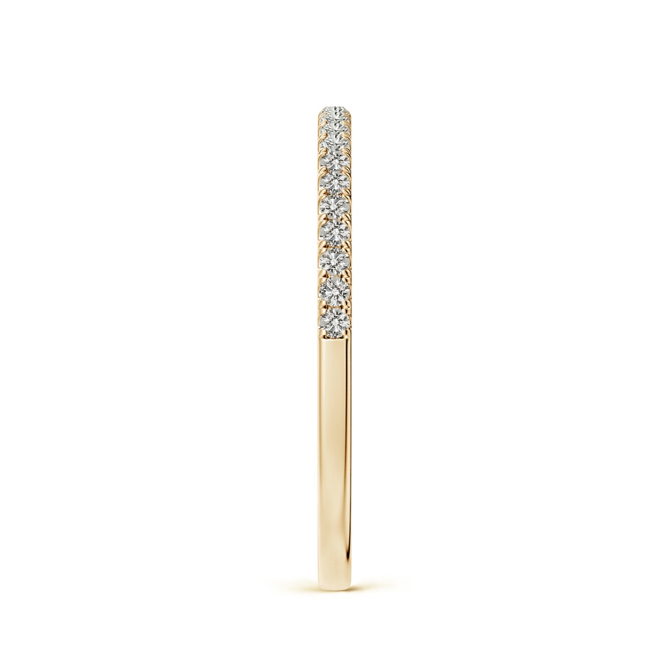 1.2mm JI2 Classic Diamond Half Eternity Wedding Band in Yellow Gold side-2