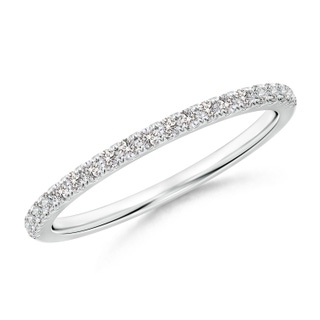 1.3mm II1 Classic Diamond Half Eternity Wedding Band in P950 Platinum