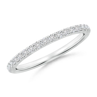 1.5mm HSI2 Classic Diamond Half Eternity Wedding Band in P950 Platinum