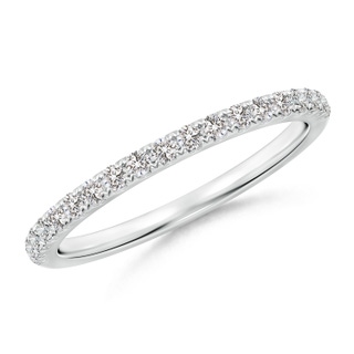 1.5mm II1 Classic Diamond Half Eternity Wedding Band in P950 Platinum