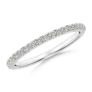 1.5mm JI2 Classic Diamond Half Eternity Wedding Band in P950 Platinum