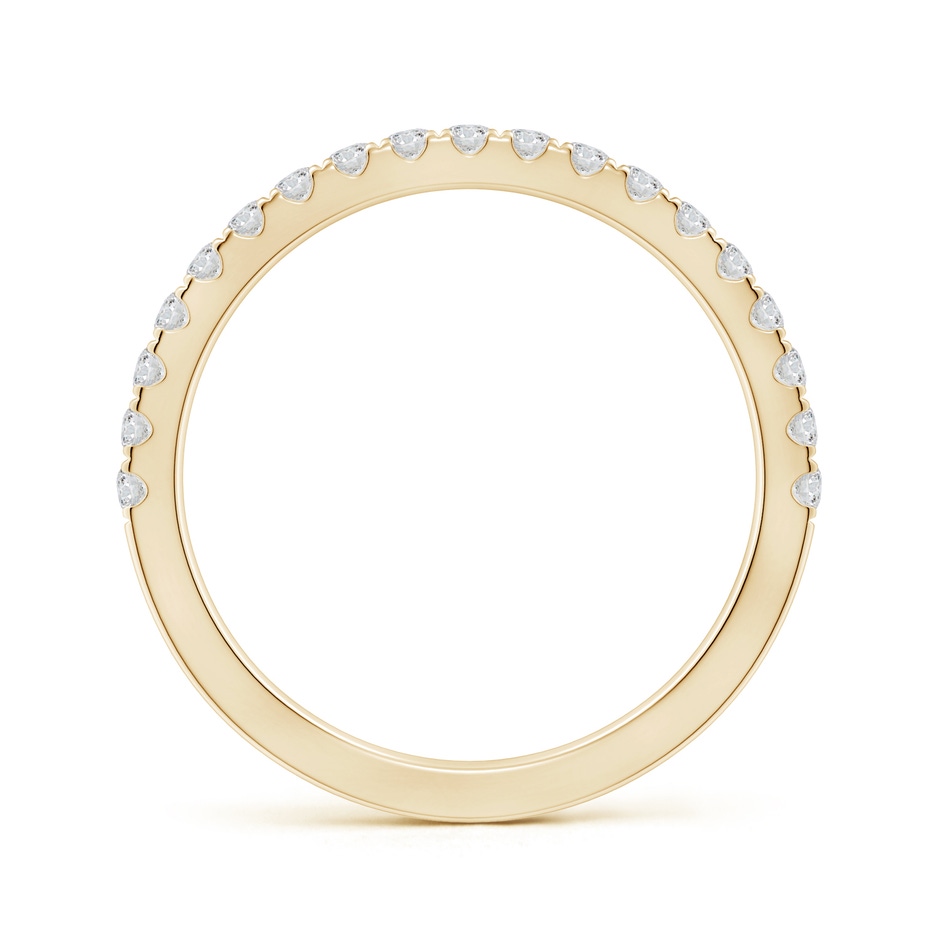 1.6mm HSI2 Classic Diamond Half Eternity Wedding Band in Yellow Gold side-1