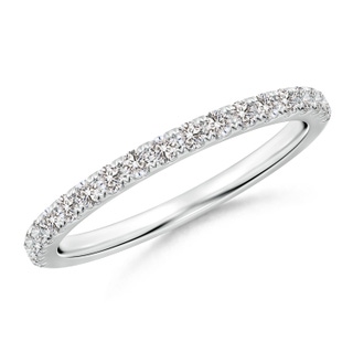 1.6mm II1 Classic Diamond Half Eternity Wedding Band in P950 Platinum