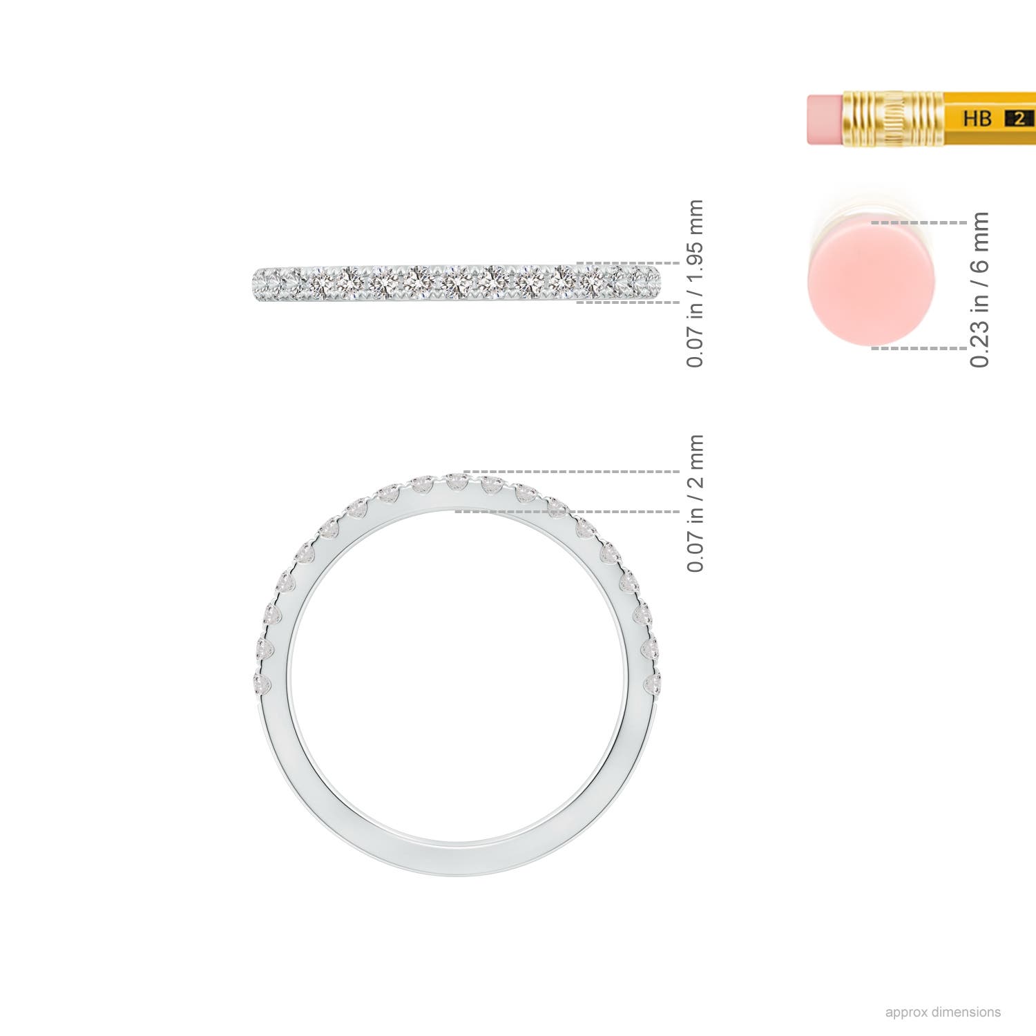 I I1 / 0.34 CT / 14 KT White Gold