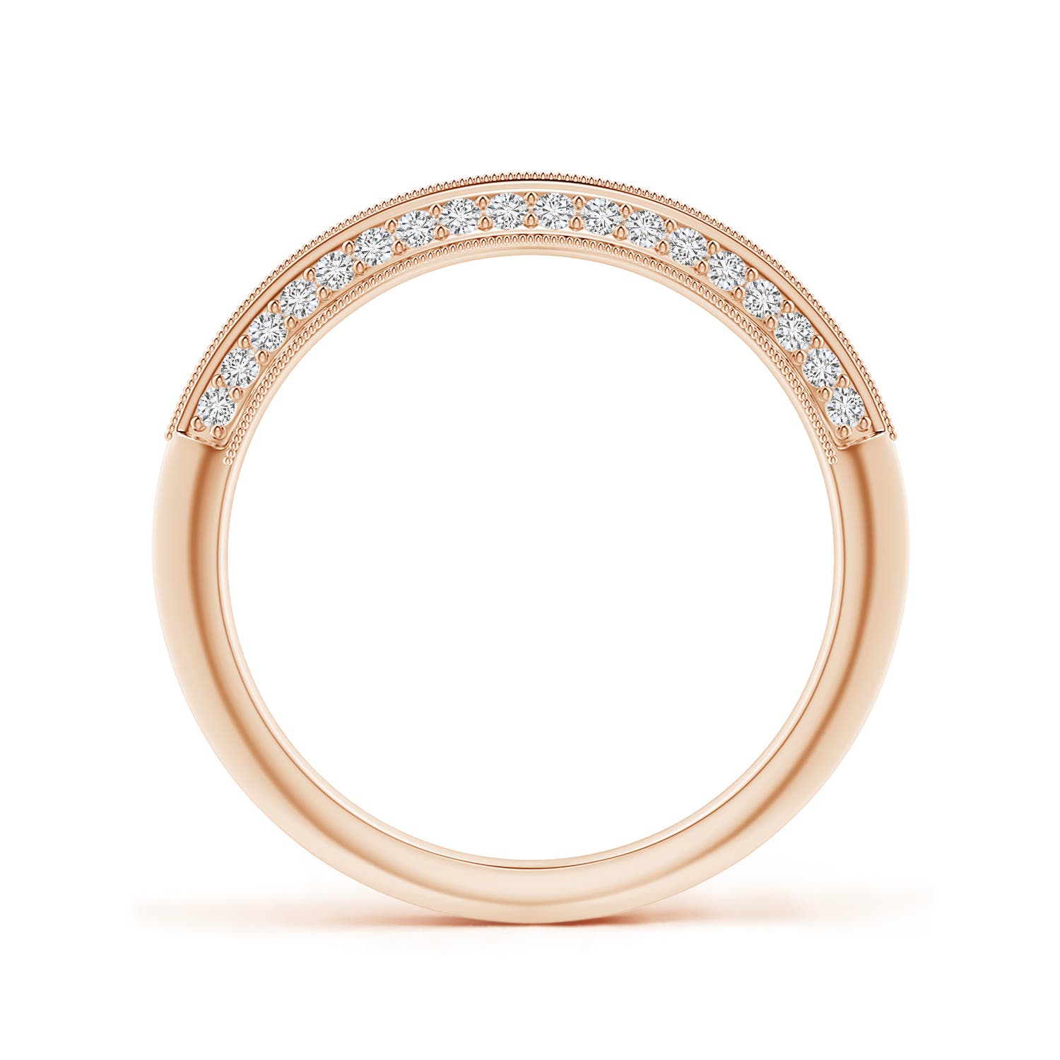 H, SI2 / 0.27 CT / 14 KT Rose Gold