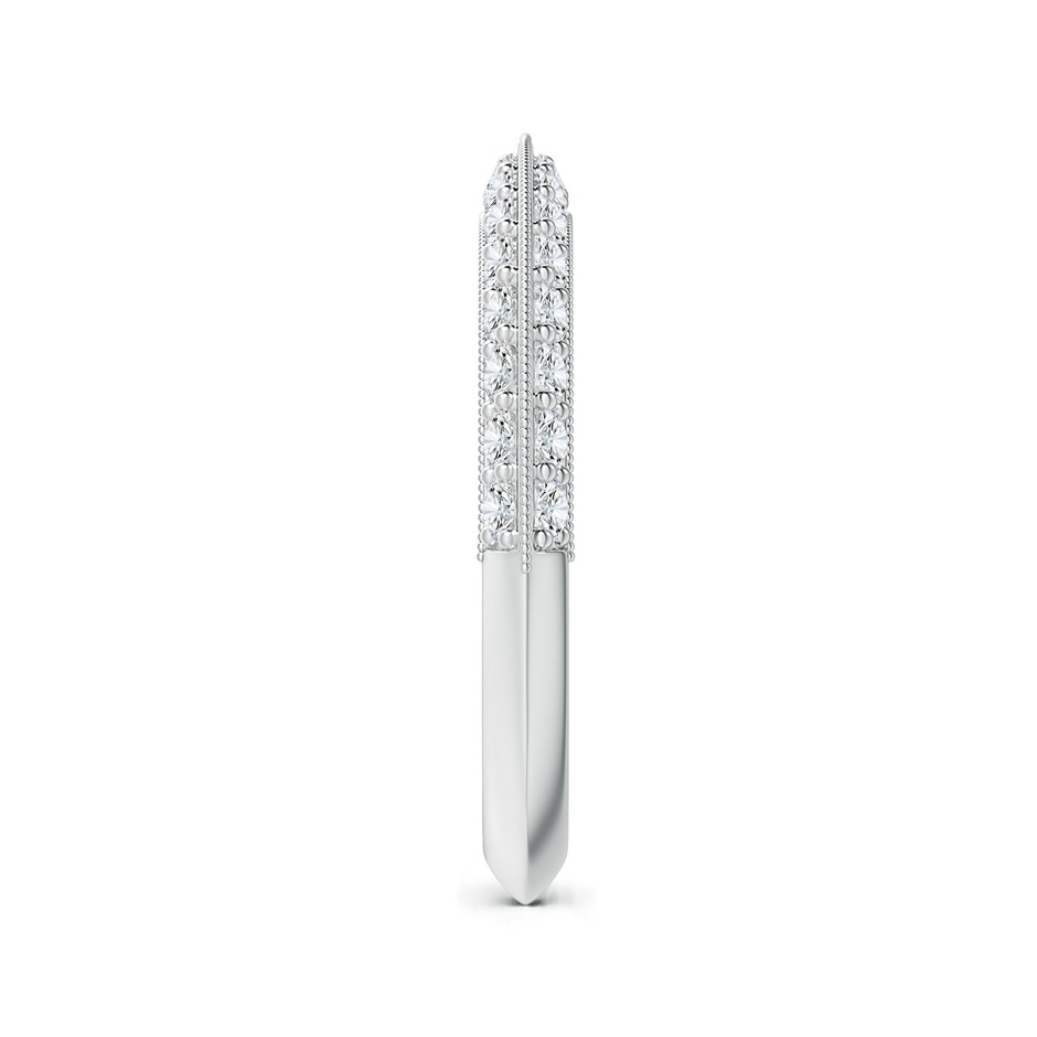 1.75mm GVS2 Pavé-Set Diamond Knife Edge Wedding Band for Women in White Gold side-2