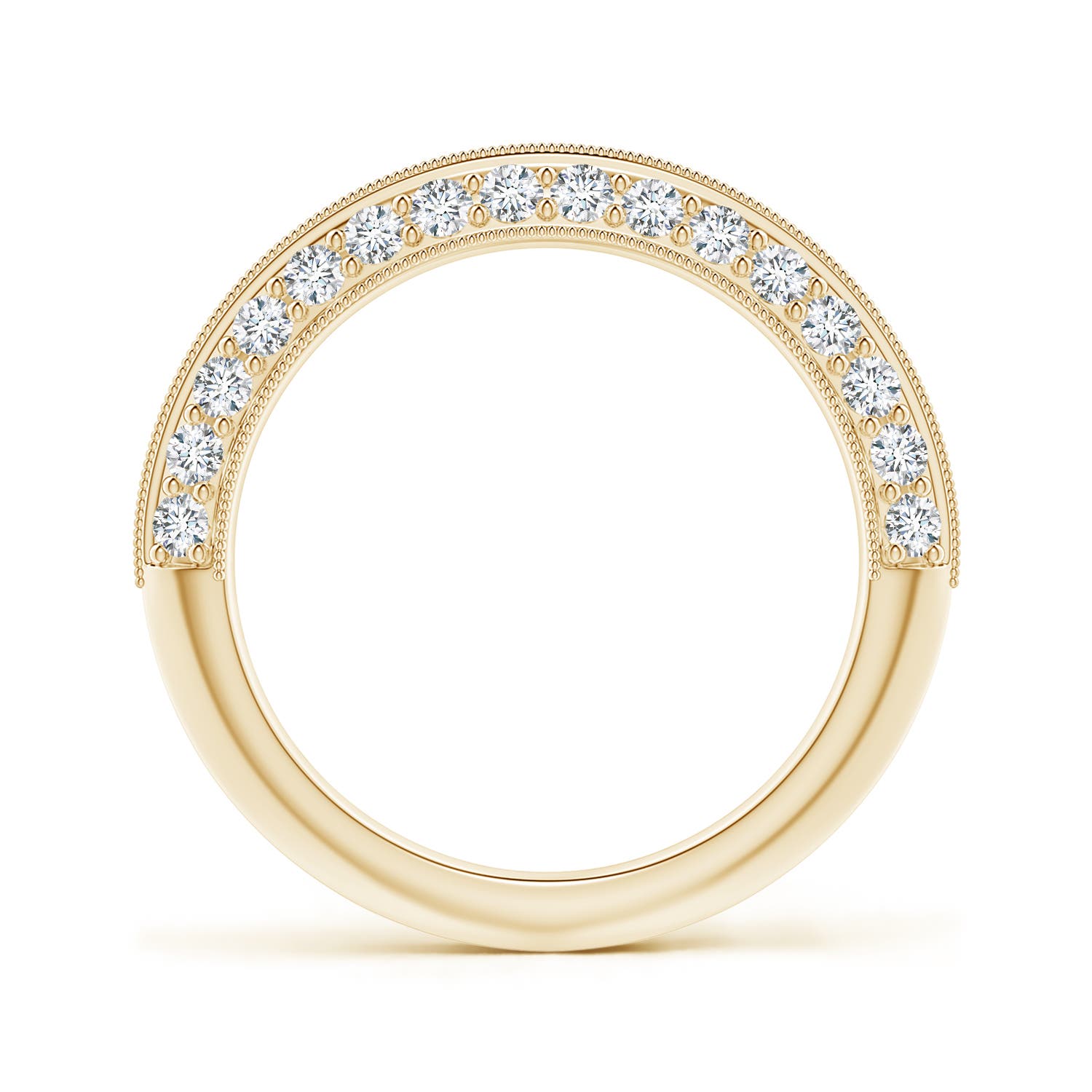 F-G, VS / 0.74 CT / 14 KT Yellow Gold