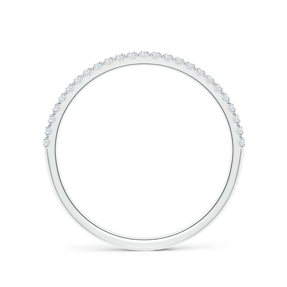 1.1mm GVS2 Classic Split Prong Diamond Half Eternity Wedding Ring in 18K White Gold side 199